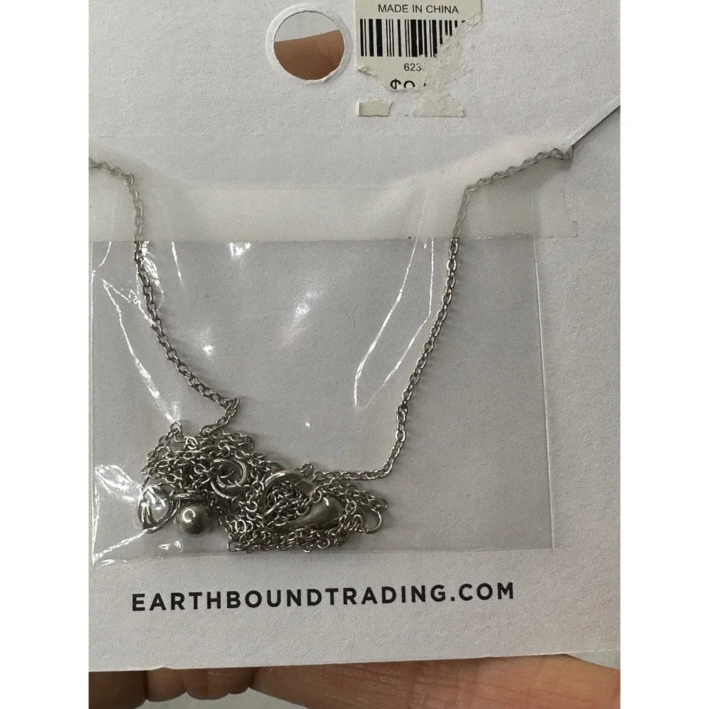 New Sagittarius Necklace Pendant Horoscope Silver Tone Star Alignment Crystals
